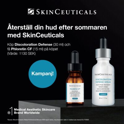 Köp Discoloration Defense 30 ml och få Phloretin CF med Ferulic Acid 15 ml på köpet.